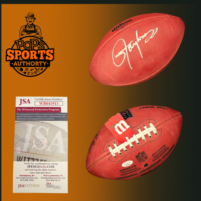 New York Giants Lawrence Taylor Autographed  "The Duke" Official NFL Game Ball - Image 3