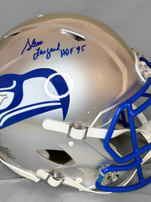 Steve Largent Autographed on-field Seattle Seahawks Helmet