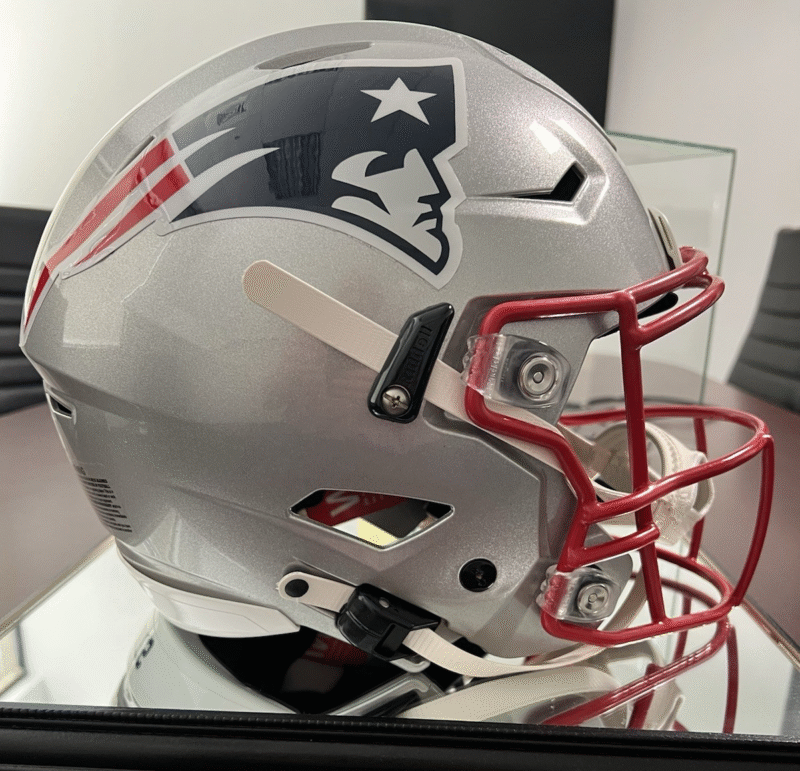Tom Brady Autographed NE Patriots Helmet Inscribed NFL Draft Pick 199 286523481598 8