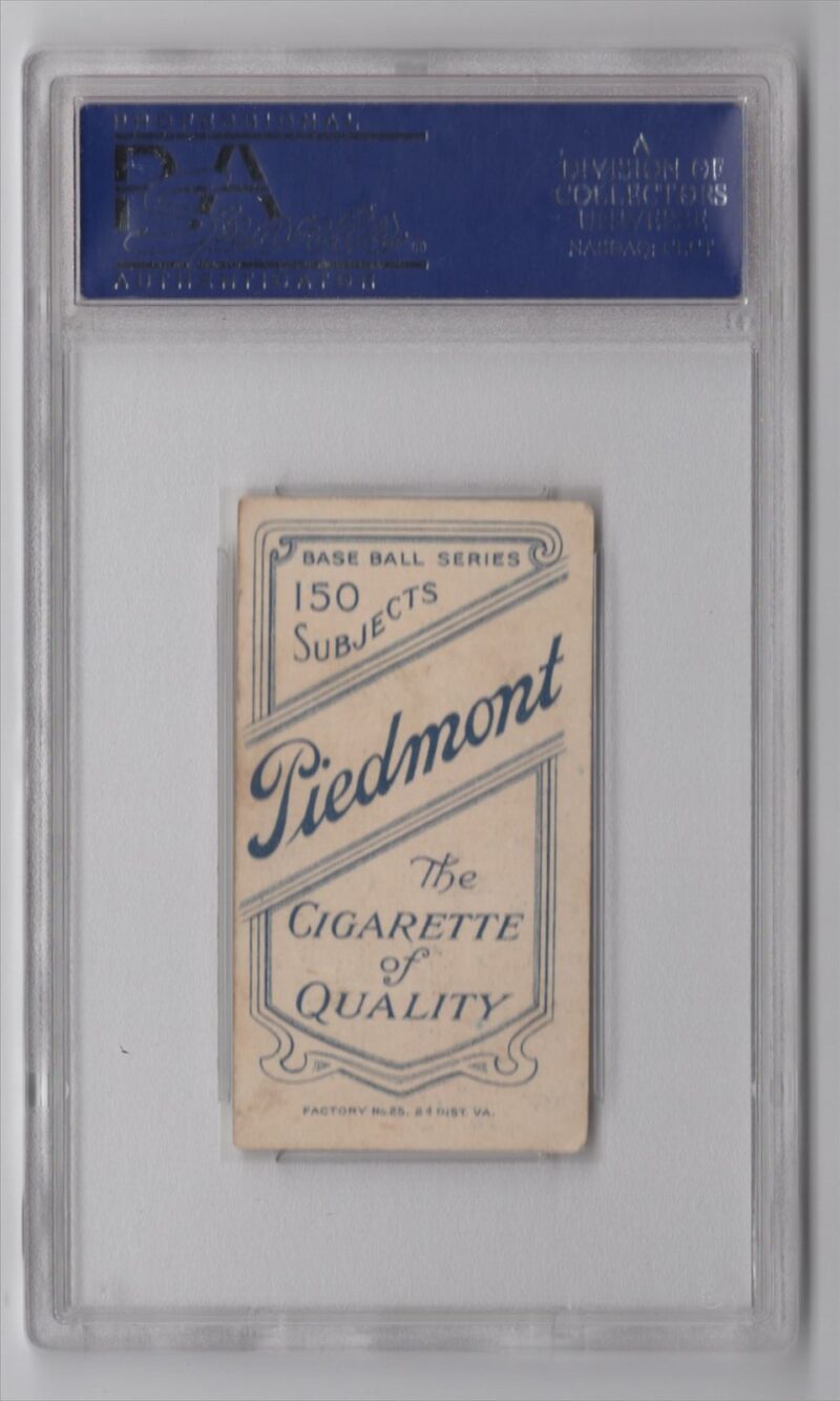 1909 PIEDMONT WHITE BORDER BOB EWING PSA 4.5 CINCINNATI #0 POP 3 - Image 3