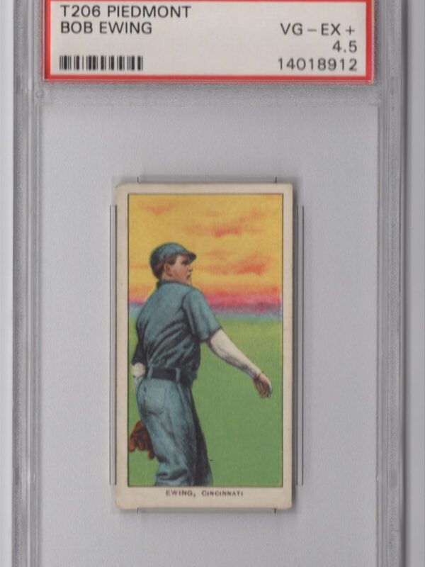 1909 PIEDMONT WHITE BORDER BOB EWING PSA 4.5 CINCINNATI #0 POP 3