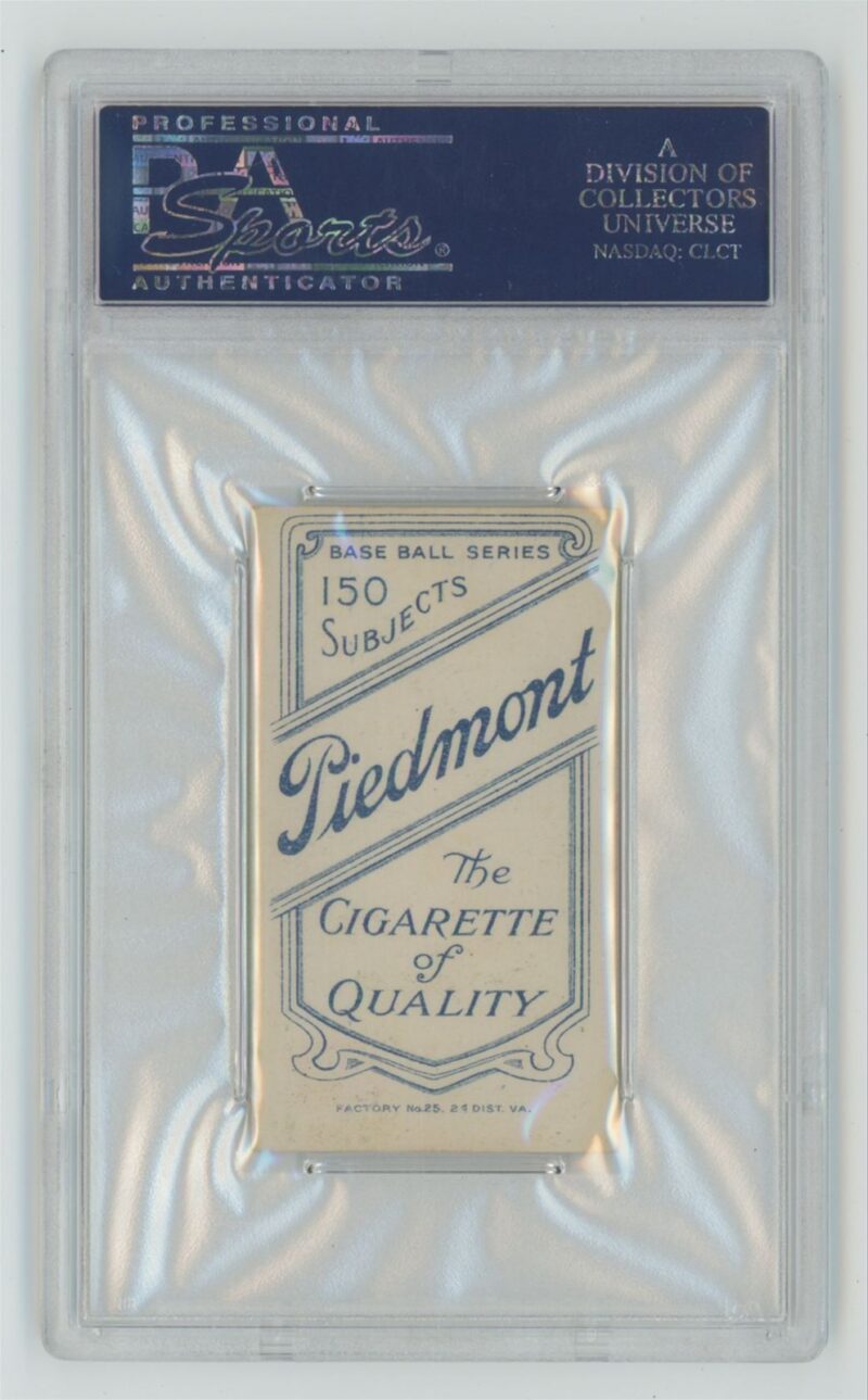 1909 PIEDMONT WHITE BORDER ED REULBACH 22290457 PSA 5 CHICAGO CUBS TOTAL POP 26 - Image 3