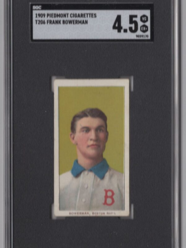 1909 PIEDMONT WHITE BORDER FRANK BOWERMAN SGC 4.5 BOSTON POP 3