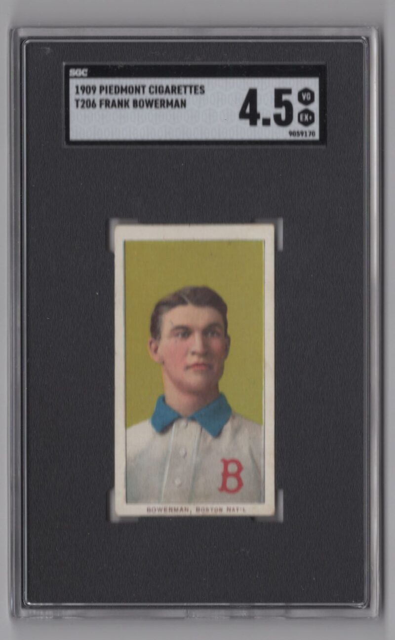 1909 PIEDMONT WHITE BORDER FRANK BOWERMAN SGC 45 BOSTON POP 3 286512188249