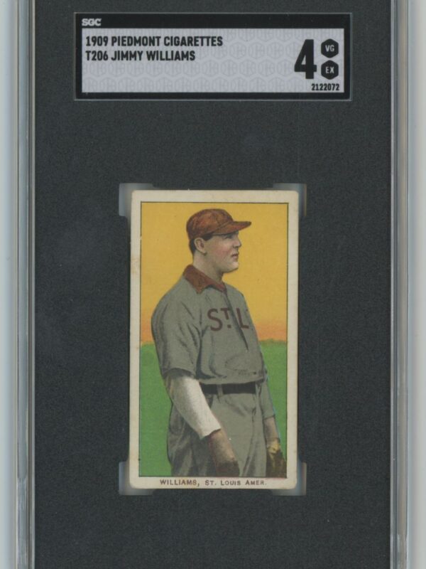 1909 PIEDMONT WHITE BORDER JIMMY WILLIAMS SGC 4 ST. LOUIS