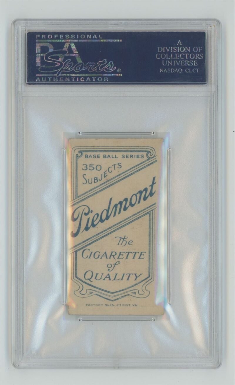 1909 PIEDMONT WHITE BORDER J.J. CLARKE PSA 5 CLEVELAND POP 4 ONLY 1 HIGHER - Image 3