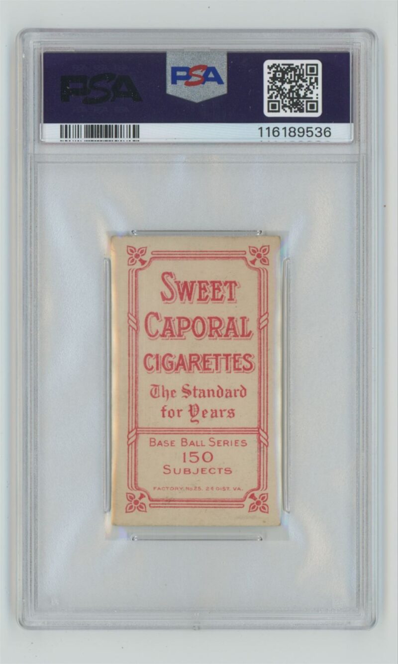 1909 SWEET CAPORAL WHITE BORDER FRANK ISBELL PSA 4 CHICAGO POP 1 ONLY 5 HIGHER - Image 3