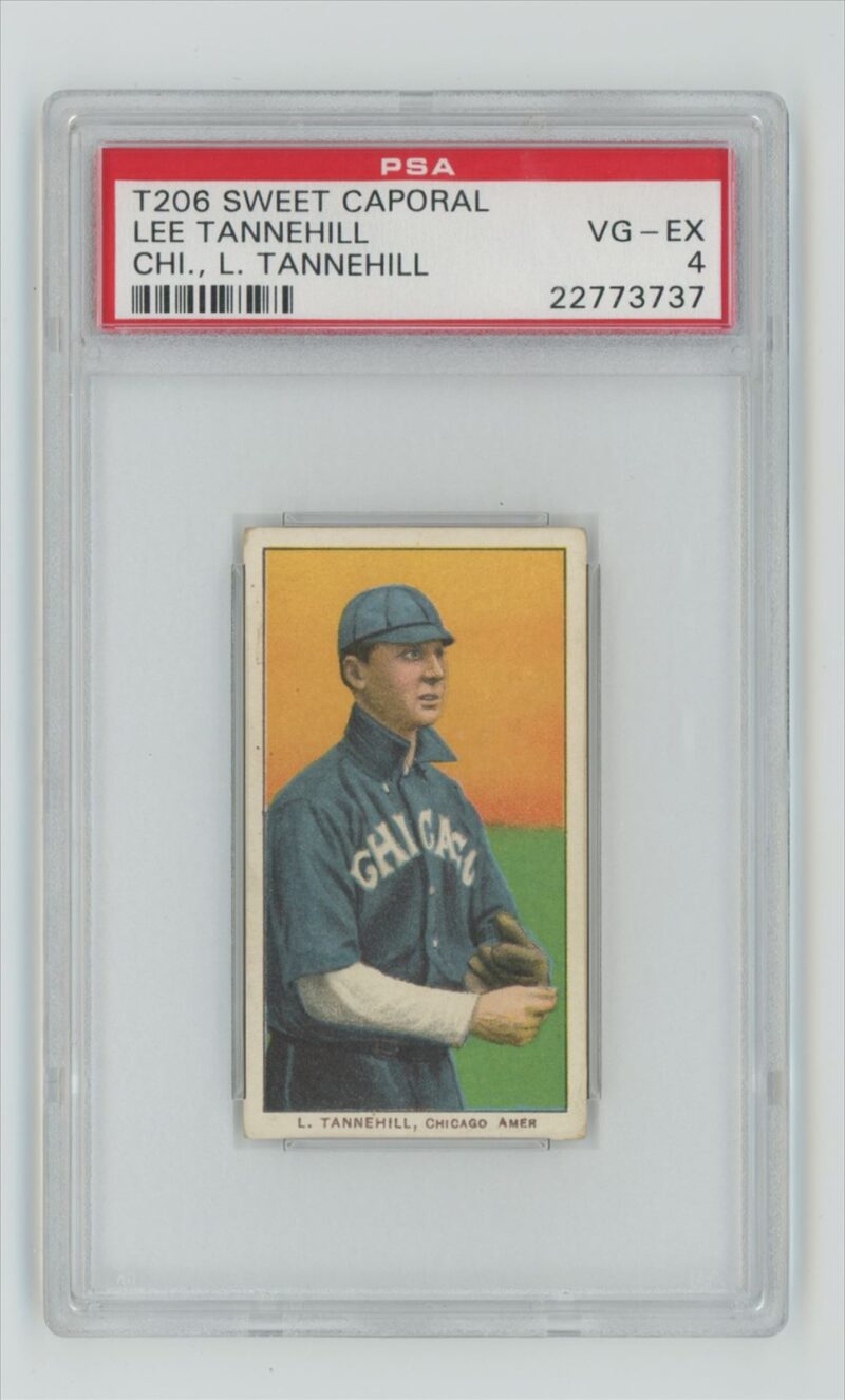 1909 SWEET CAPORAL WHITE BORDER LEE TANNEHILL PSA 4 CHICAGO CHI. L. TANNEHILL