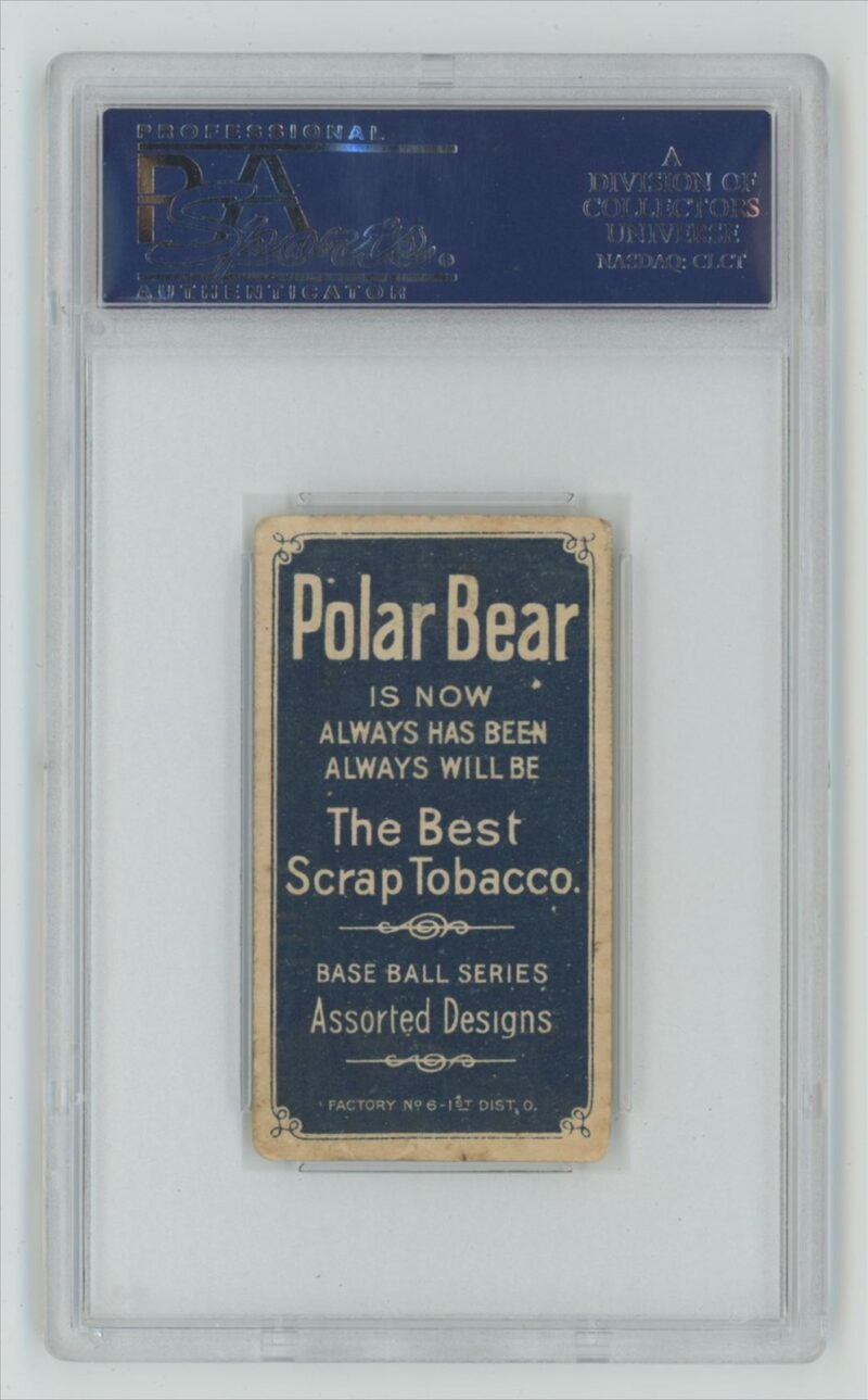 1909 WHITE BORDER GEORGE MULLEN 19657615 PSA 3.5 DETROIT WOLVERINES POLAR BEAR - Image 3