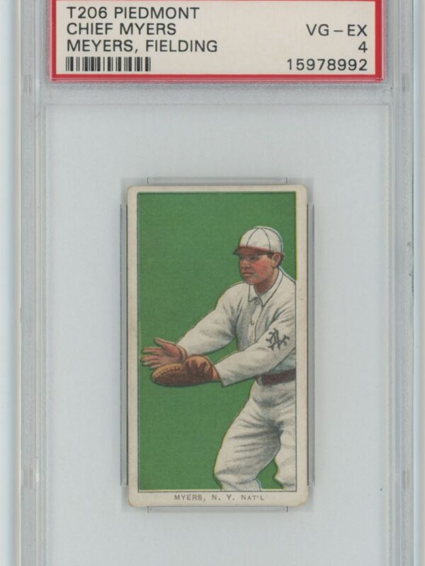 1910 PIEDMONT WHITE BORDER CHIEF MYERS MEYERS SGC 4 NEW YORK FIELDING