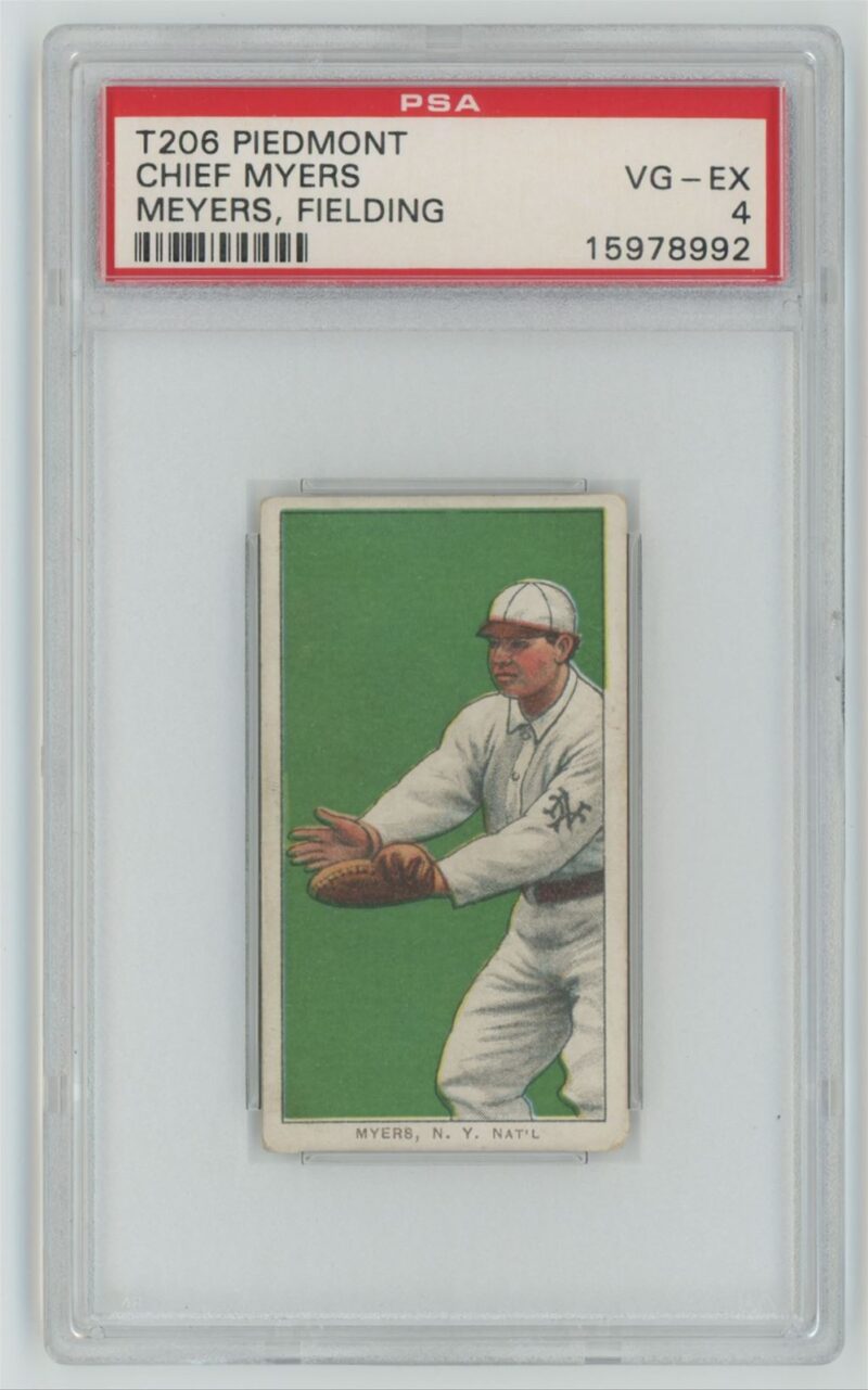 1910 PIEDMONT WHITE BORDER CHIEF MYERS MEYERS SGC 4 NEW YORK FIELDING