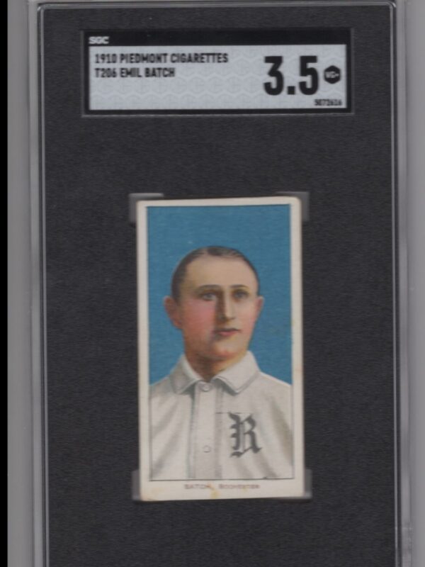 1910 PIEDMONT WHITE BORDER EMIL BATCH SGC 3.5 ROCHESTER