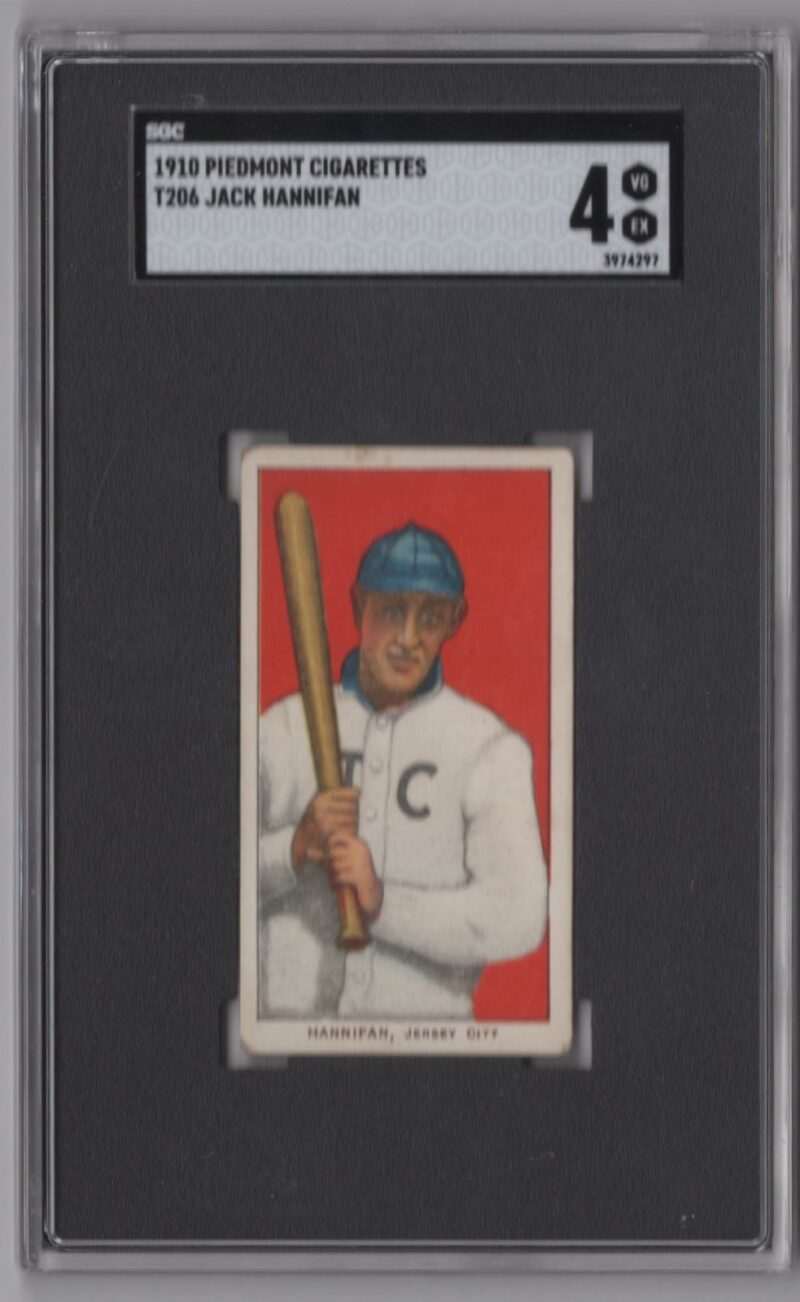 1910 PIEDMONT WHITE BORDER JACK HANNIFAN SCG 4 JERSEY CITY