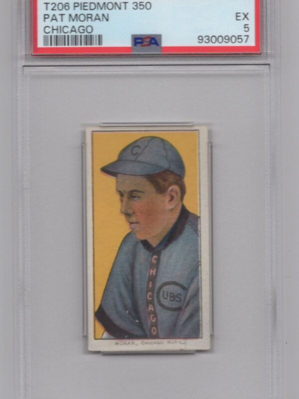 1910 PIEDMONT WHITE BORDER PAT MORAN PSA 5 CHICAGO POP 13