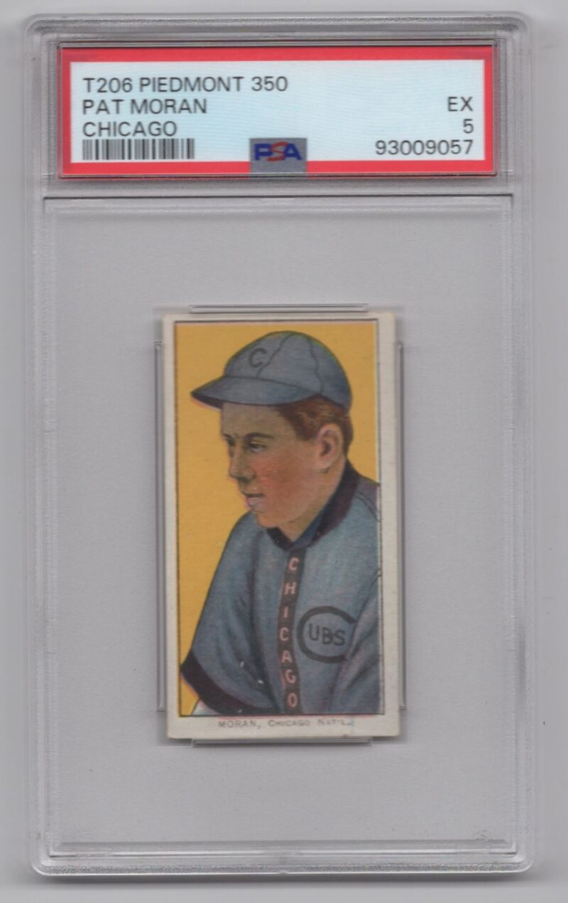 1910 PIEDMONT WHITE BORDER PAT MORAN PSA 5 CHICAGO POP 13