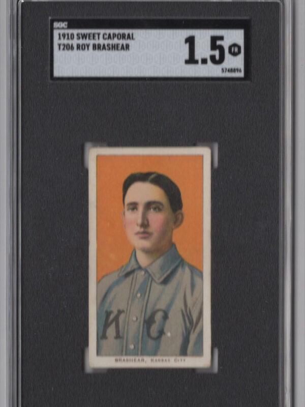 1910 SWEET CAPORAL WHITE BORDER ROY BRASHEAR SGC 1.5 KANSAS CITY