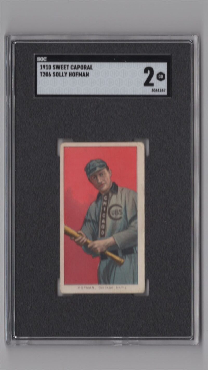 1910 SWEET CAPORAL WHITE BORDER SOLLY HOFMAN SGC 2 CHICAGO POP 14 286512235539