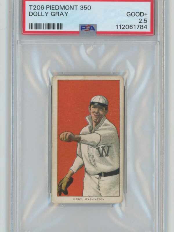 1911 PIEDMONT WHITE BORDER DOLLY GRAY PSA 2.5 WASHINGTON