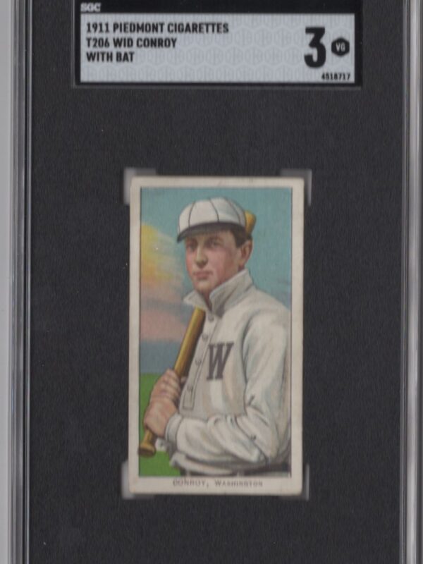 1911 PIEDMONT WHITE BORDER WID CONROY SGC 3 WASHINGTON 286512200569