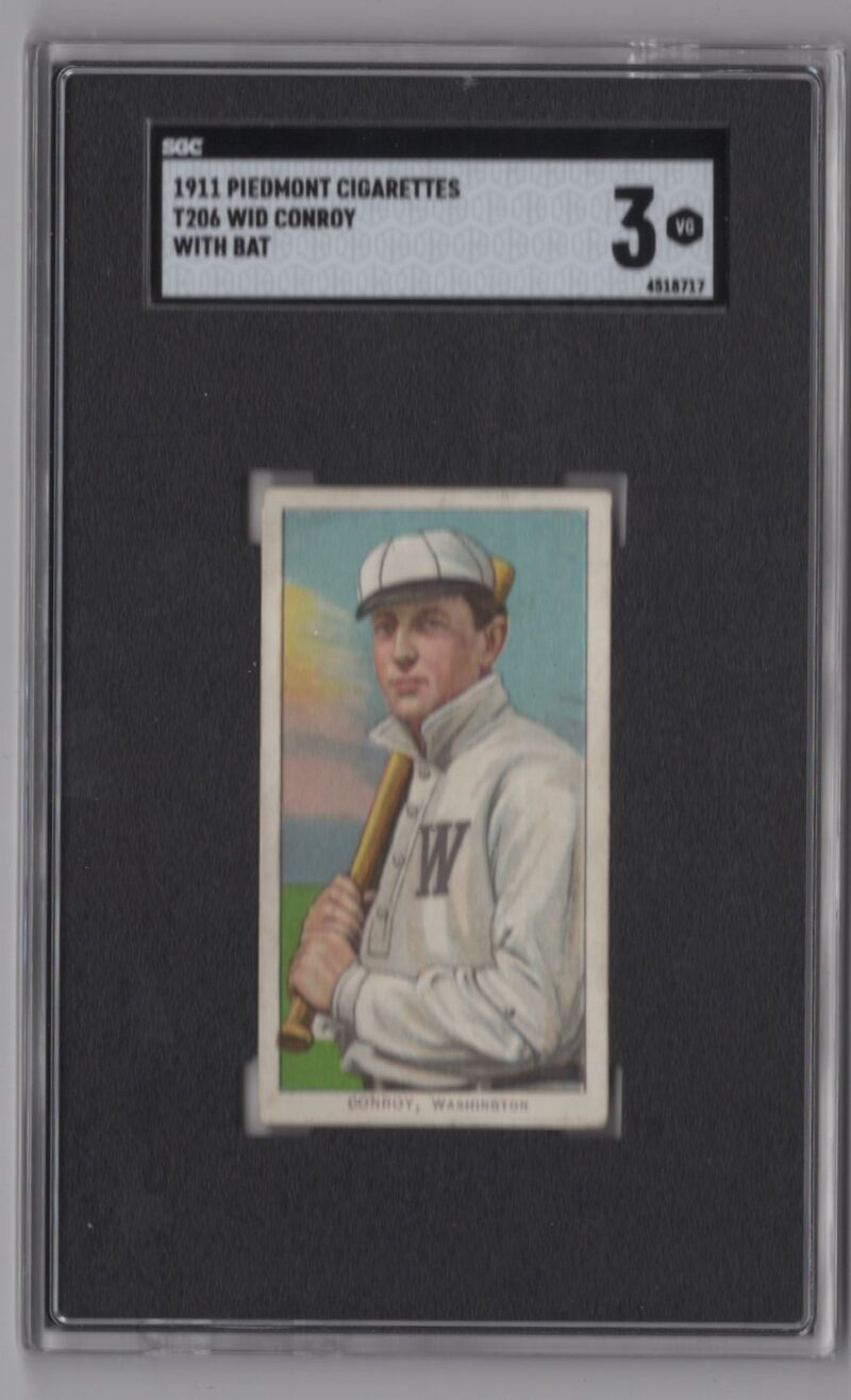 1911 PIEDMONT WHITE BORDER WID CONROY SGC 3 WASHINGTON 286512200569