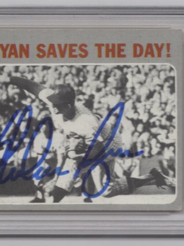 1970 3-15 NLCS GAME 3 - RYAN SAVES THE DAY! LCS AUTO PSA NEW YORK METS/ATLANTA
