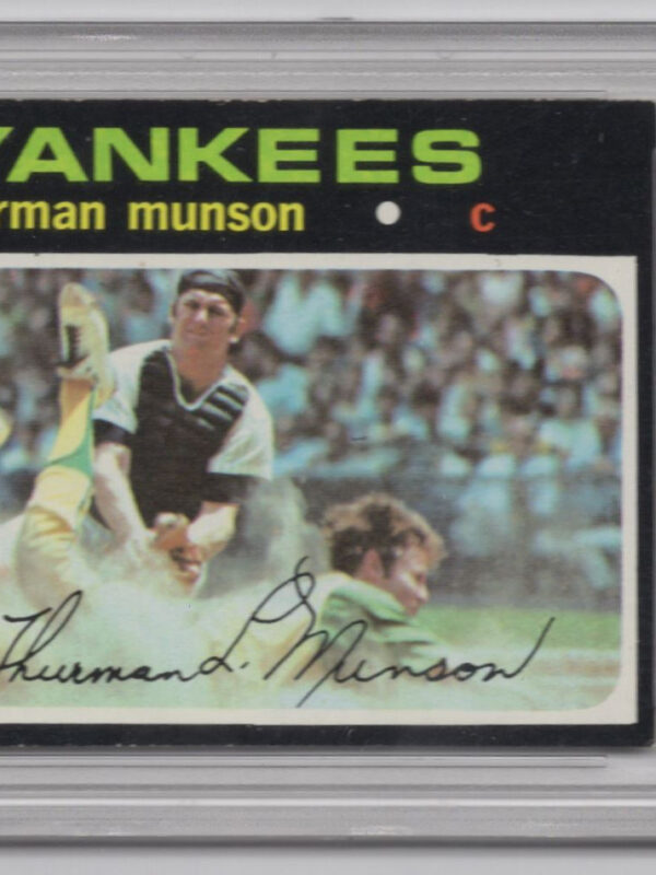 1971 TOPPS 3-15 THURMAN MUNSON ROOKIE PSA 7 NEW YORK YANKEES #5