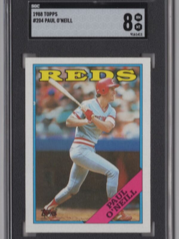 1988 TOPPS TERRY FRANCONA ROOKIE SGC 8 CINCINNATI REDS #686