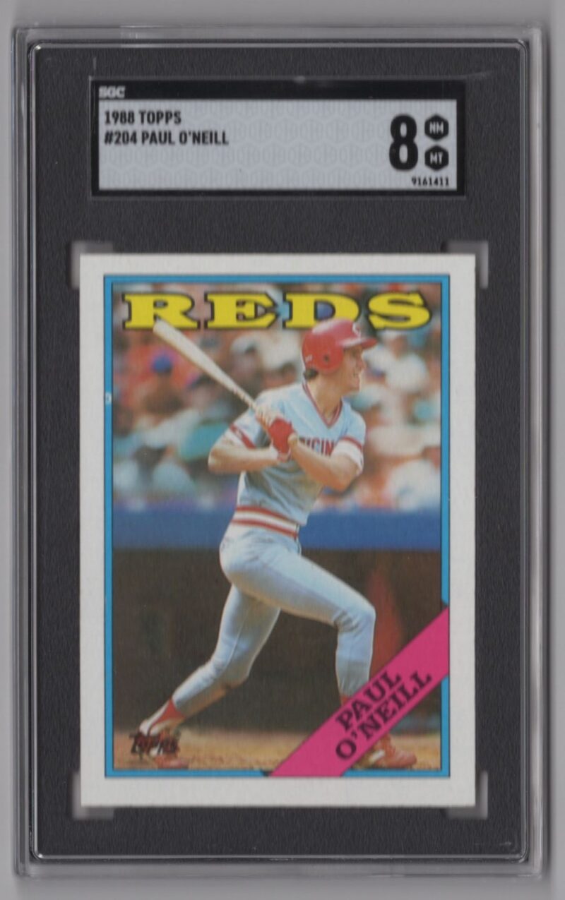 1988 TOPPS TERRY FRANCONA ROOKIE SGC 8 CINCINNATI REDS #686