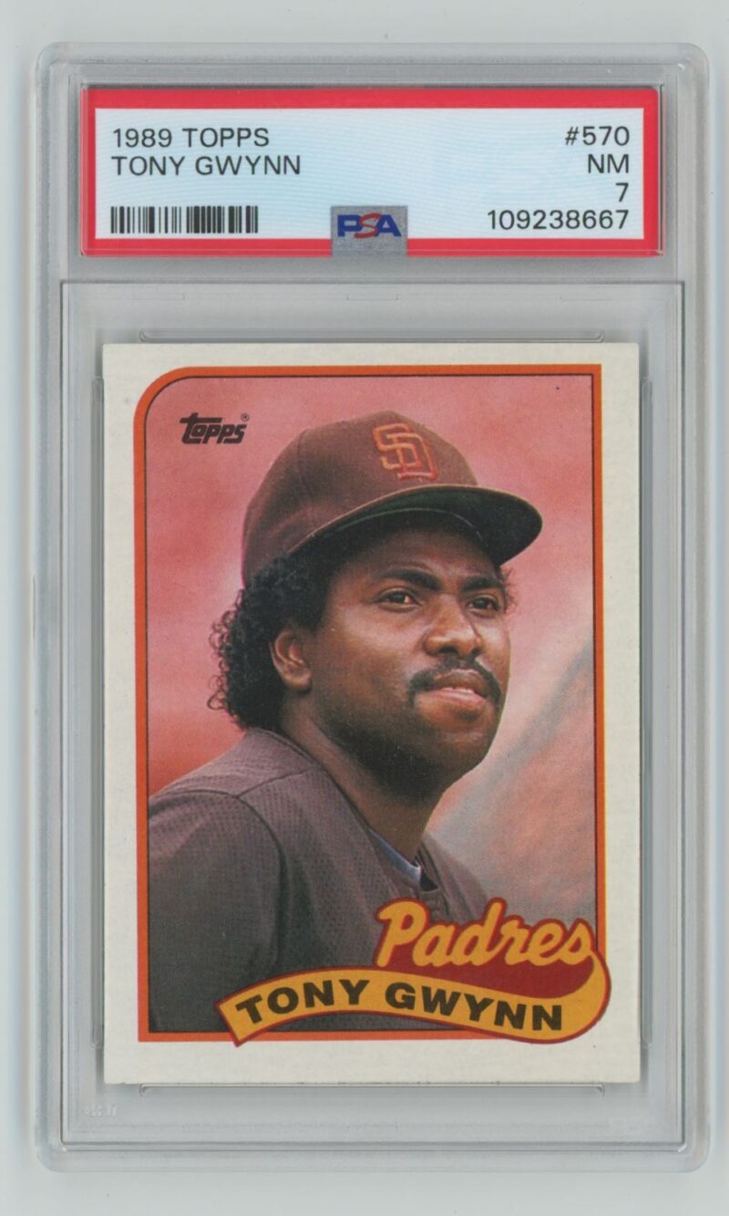 1989 TOPPS TONY GWYNN PSA 7 SAN DIEGO PADRES #570