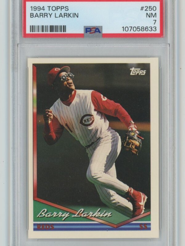 1994 TOPPS BARRY LARKIN PSA 7 CINCINNATI REDS 250 TOTAL POP 55 286740727189