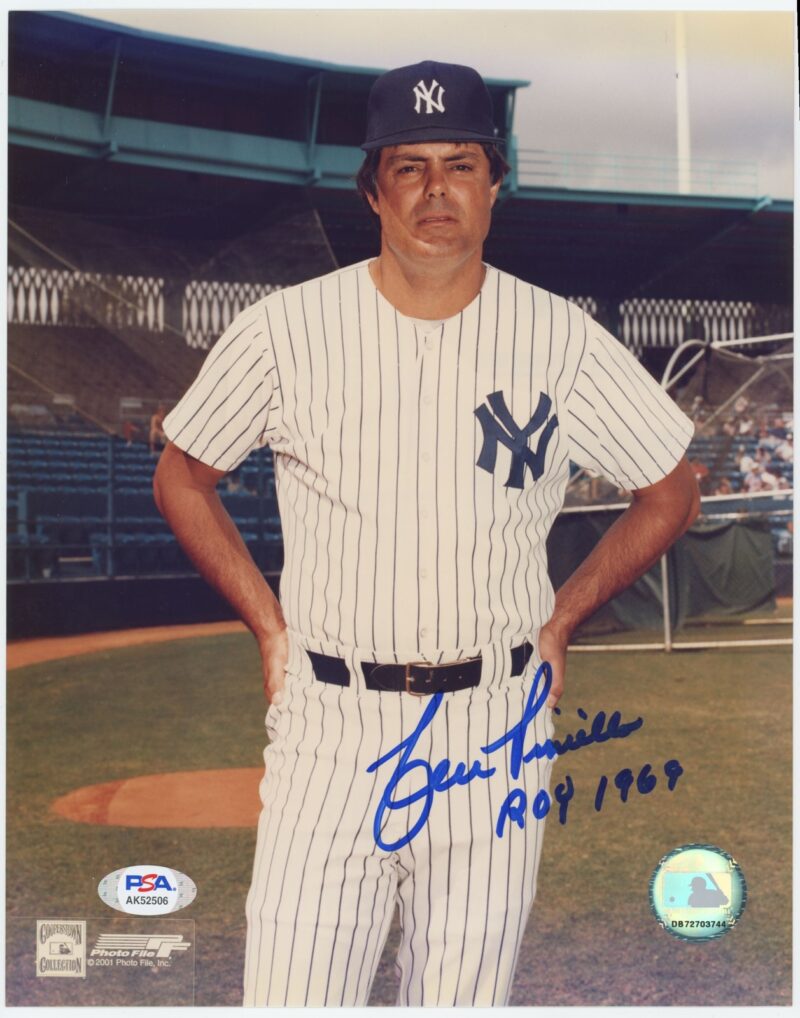2001 AGFA LOU PINIELLA AUTO AK52506 PSA NEW YORK YANKEES AUTOGRAPHED PHOTO 286611488309