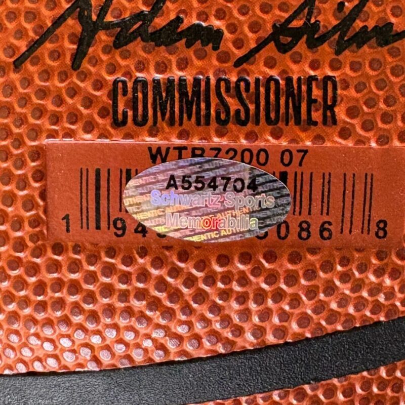 Dominique Wilkins Atlanta Hawks Autographed Wilson NBA Basketball (JSA) - Image 5