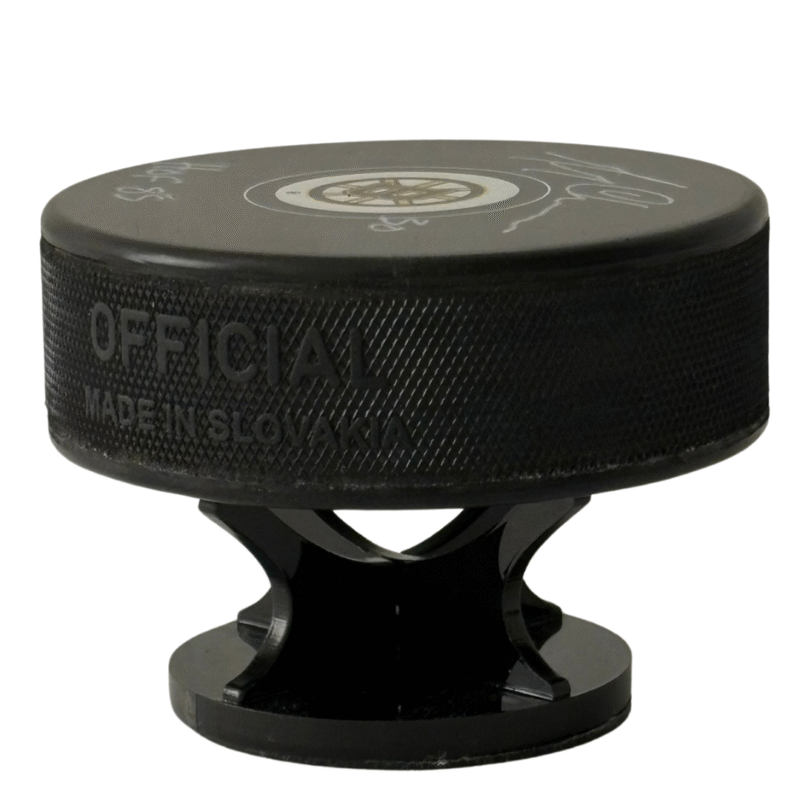 Gerry Cheevers Autographed NHL Hockey Puck – Fanatics Certified - Image 4