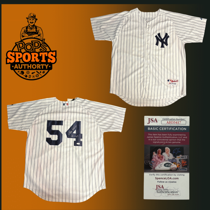 Goose Gossage Autographed New York Yankees Majestic Jersey - Image 3