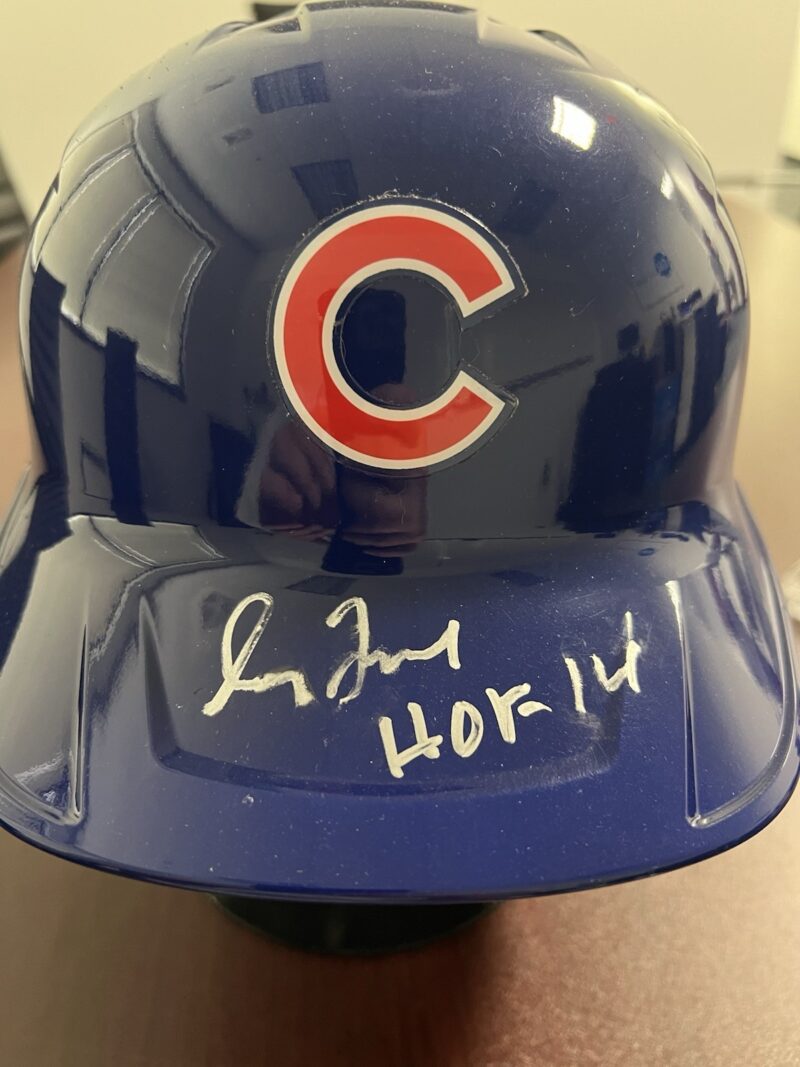 Greg Maddux Autographed Chicago Cubs MLB Helmet - Image 7