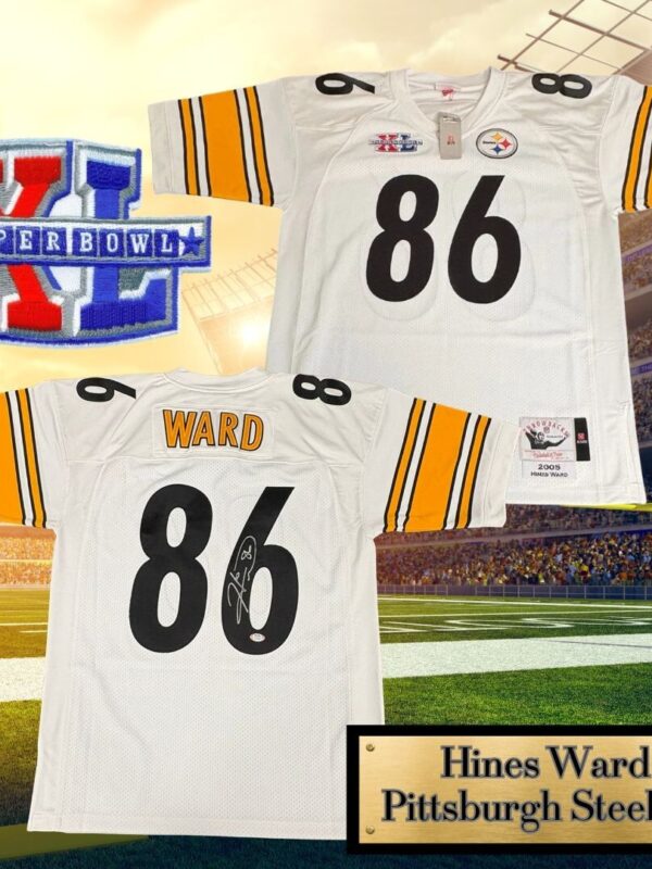 Hines Ward Autographed Pittsburgh Steelers Jersey