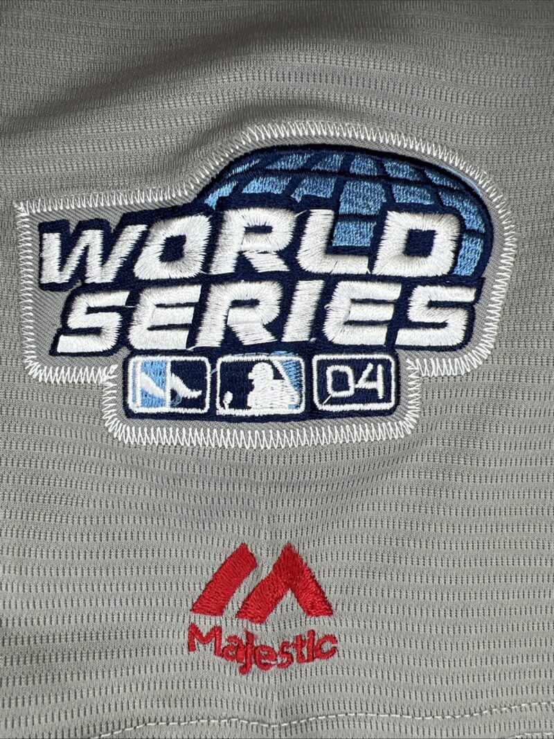 Jason Varitek Autographed signed Boston Red Sox Jersey 2004 World Series Jersey - Image 7