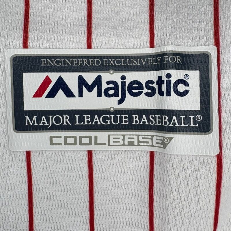 Jim Thome Autographed Philadelphia Phillies Majestic Jersey - Image 9