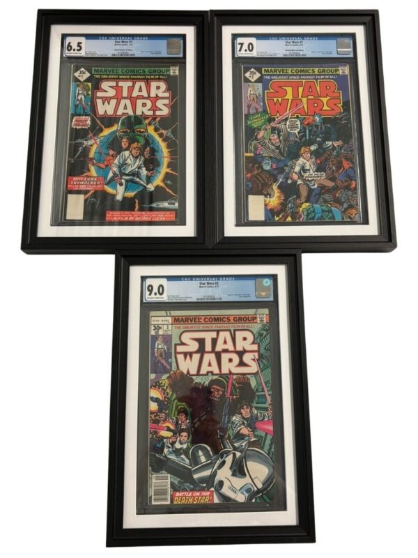 Marvel Comics - Star Wars #1, #2 and #3 Series Collection