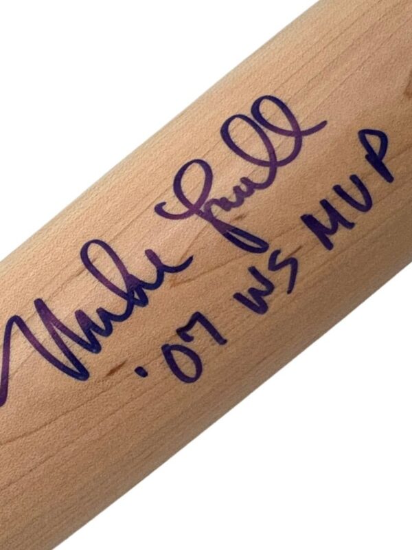 Mike Lowell Autographed Louisville Slugger Baseball Bat (BECKETT CERT.)