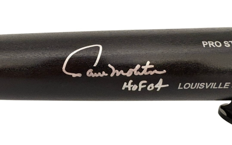 Milwaukee Brewers Paul Molitor Autographed Louisville Slugger MLB Baseball Bat - Image 5