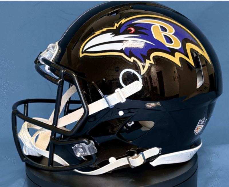 Ray Lewis Autographed on-field Baltimore Ravens NFL Helmet - Image 6