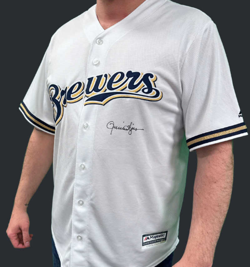 Rollie Fingers Autographed MLB Mejestic Jersey - Image 7