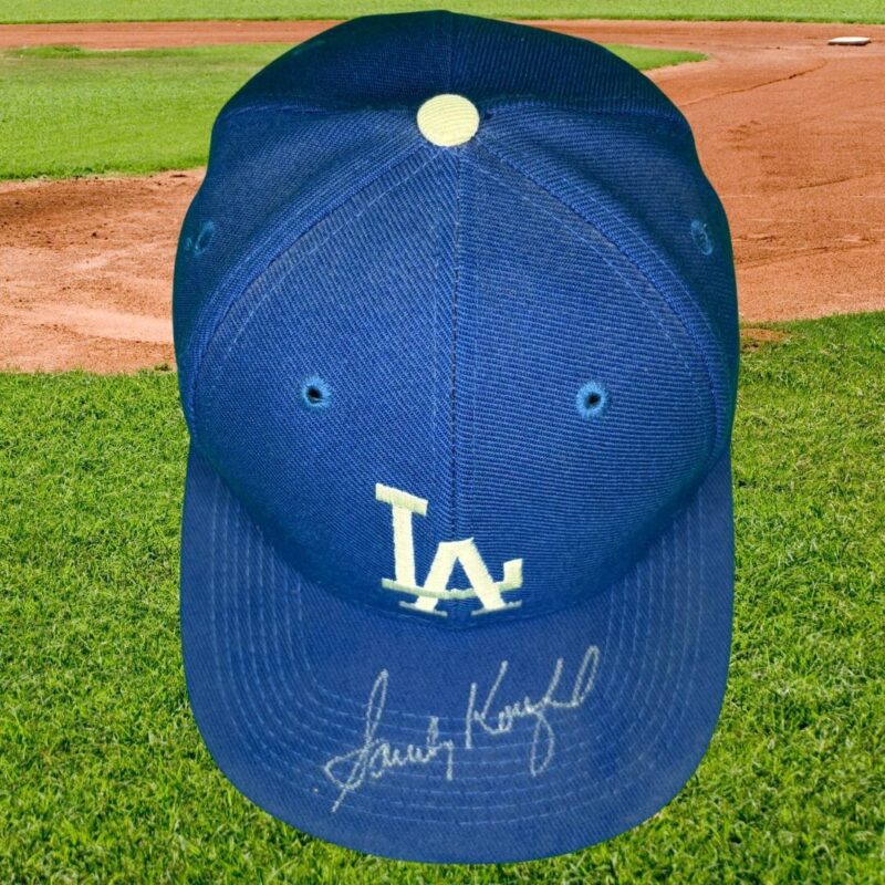 Sandy Koufax Autographed Los Angeles Dodgers Authentic MLB Baseball Cap (PSA) - Image 3