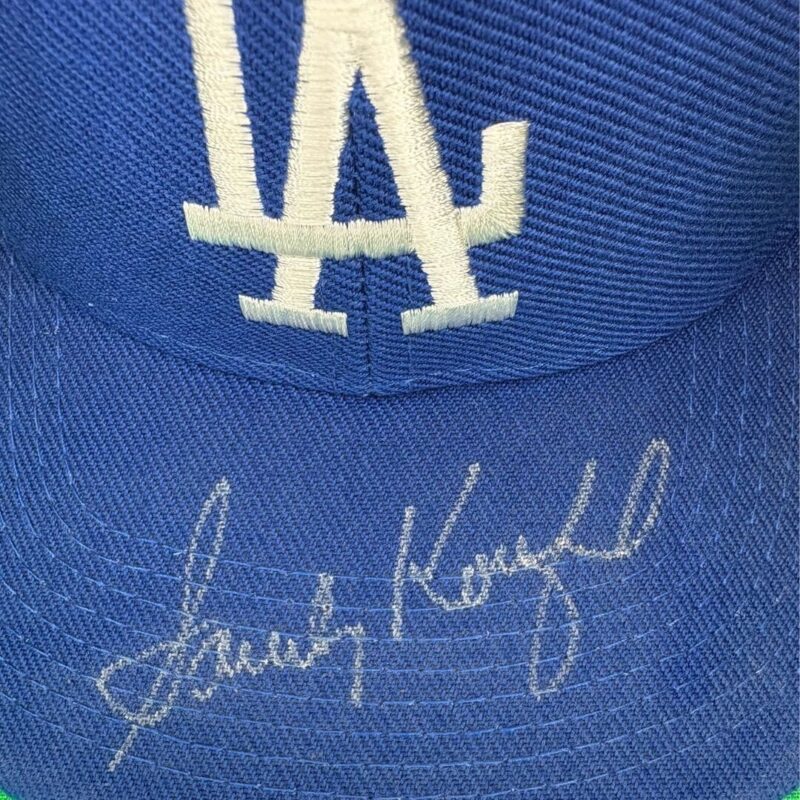 Sandy Koufax Autographed Los Angeles Dodgers Authentic MLB Baseball Cap (PSA) - Image 4