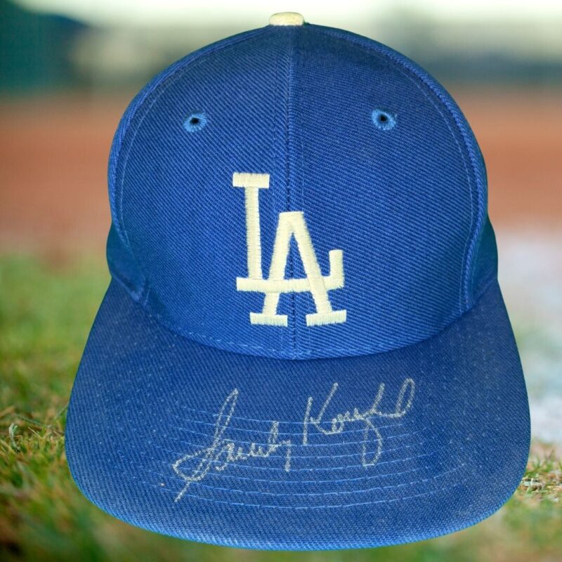 Sandy Koufax Autographed Los Angeles Dodgers Authentic MLB Baseball Cap (PSA)