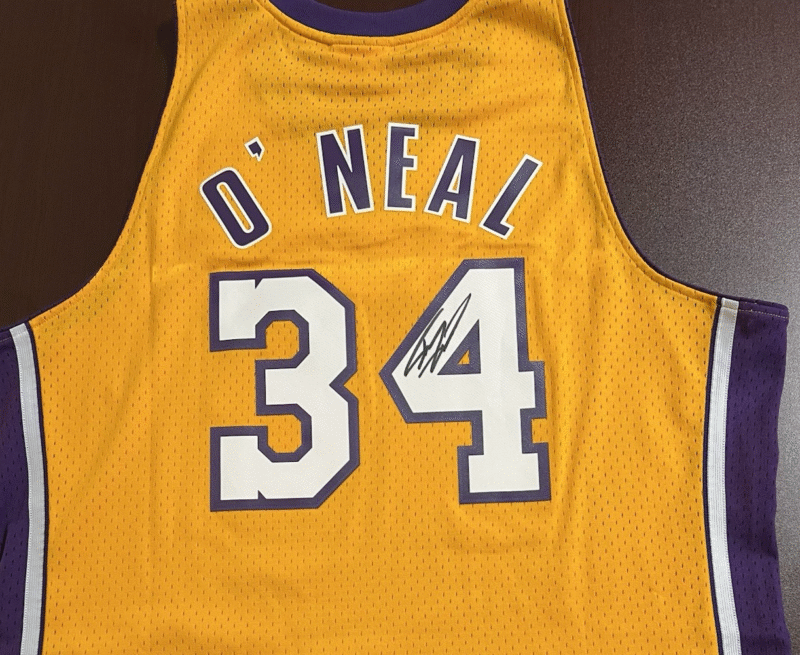 Shaquille O'Neal autographed signed Los Angles Lakers jersey