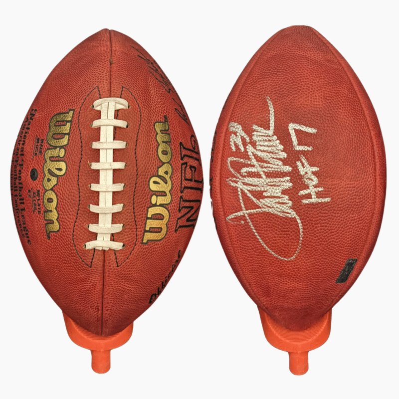 Terrell Davis Autographed Wilson NFL Football - Image 4